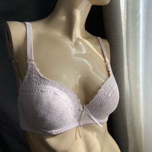 34D Triumph padded blush pink bra